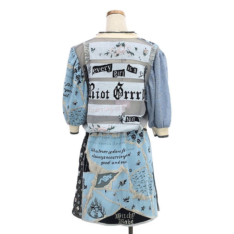 縷縷夢兎 rurumu スカート 縷縷夢兎 スカート 水色 rurumu: 2021ss symbiosis