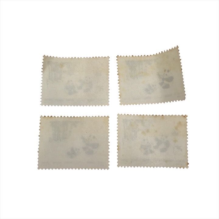 未使用 中国切手 中国人民郵政 1970年代 オオパンダ 大熊猫 外国切手