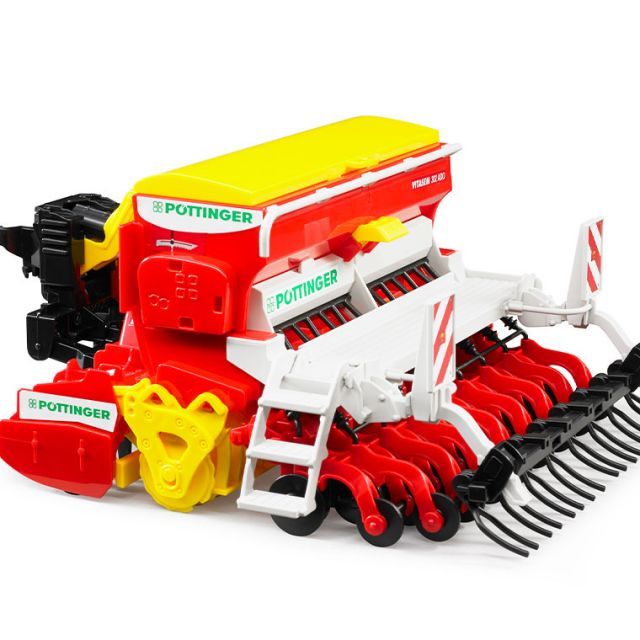 ブルーダー Pottinger 正規輸入品 ドイツ : Bruder Lion3002ロータリーハロー 商品レビューで+2%Bruder Vitasem302ADDハローマウント かいば ポイント+送料ラッピング無料 bruder ベールグリッパー 02537の通販 02017 おもちゃ