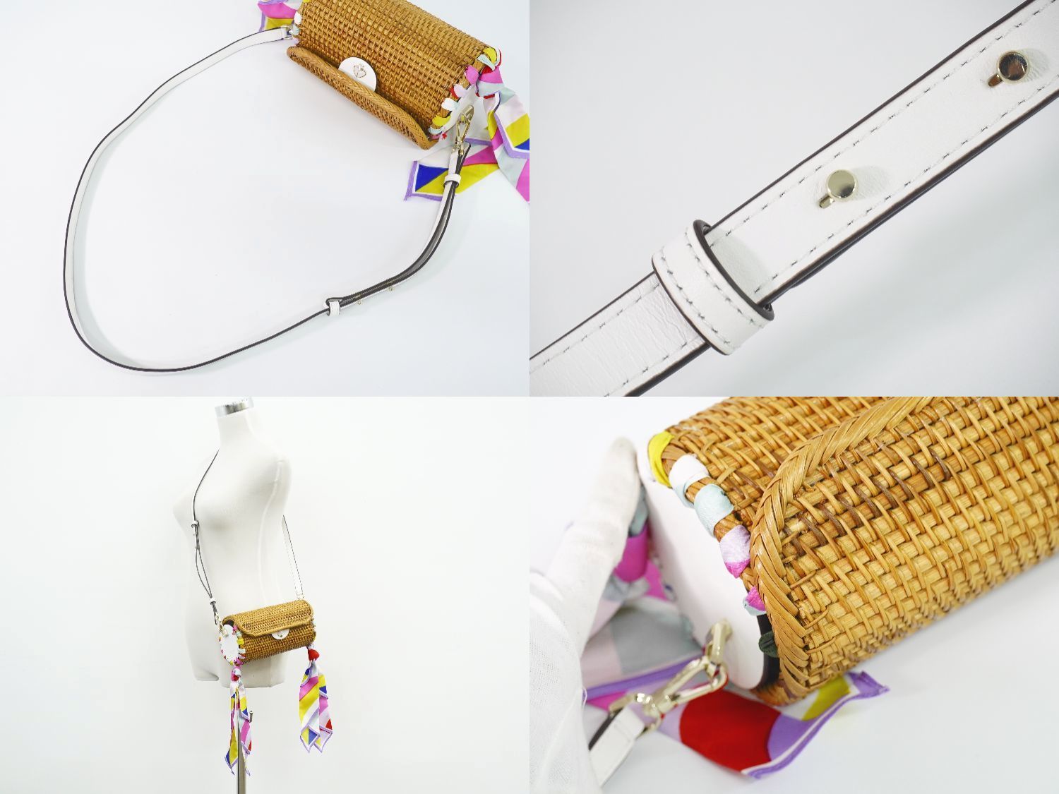 本物 ケイトスペード Kate Spade かごバッグ ショルダーバッグ  