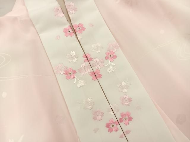 平和屋本店□上質な長襦袢 無双仕立て 花尽くし 逸品 DZAA5103kh5