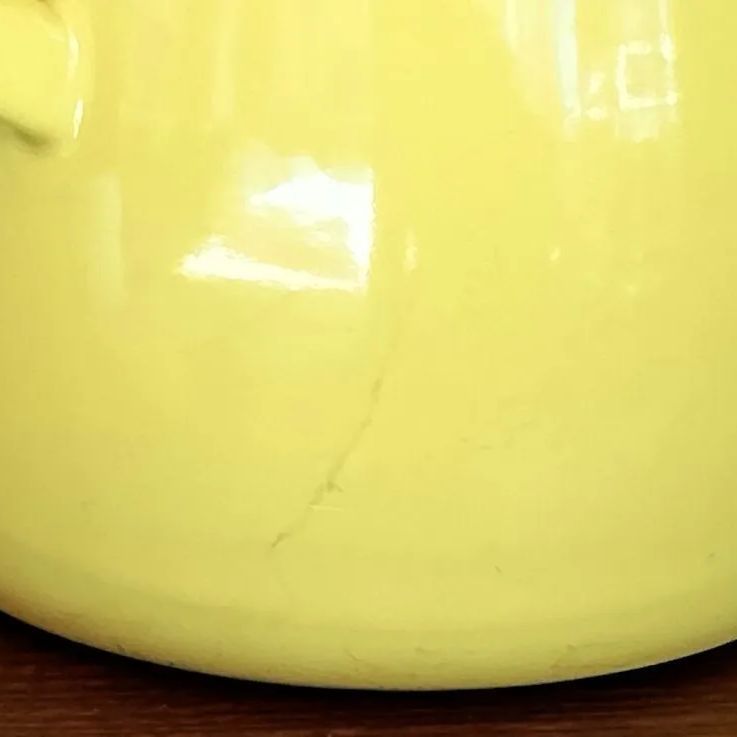 ビンテージ!! 激レア!!】コクムス レモンイエロー 両手鍋