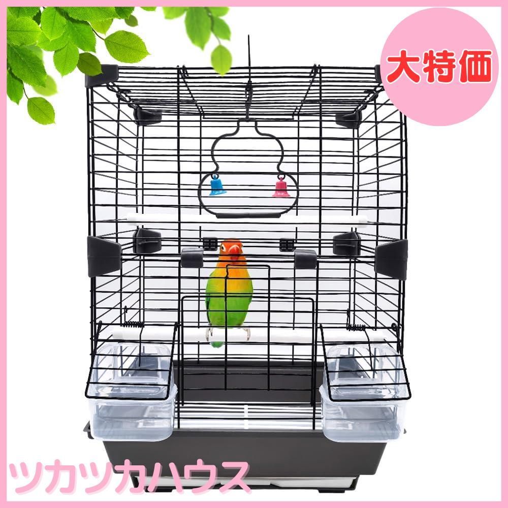 大特価】IYOIYA 鳥 キャリー 通院 移動用 30×23×43 小型 鳥かご
