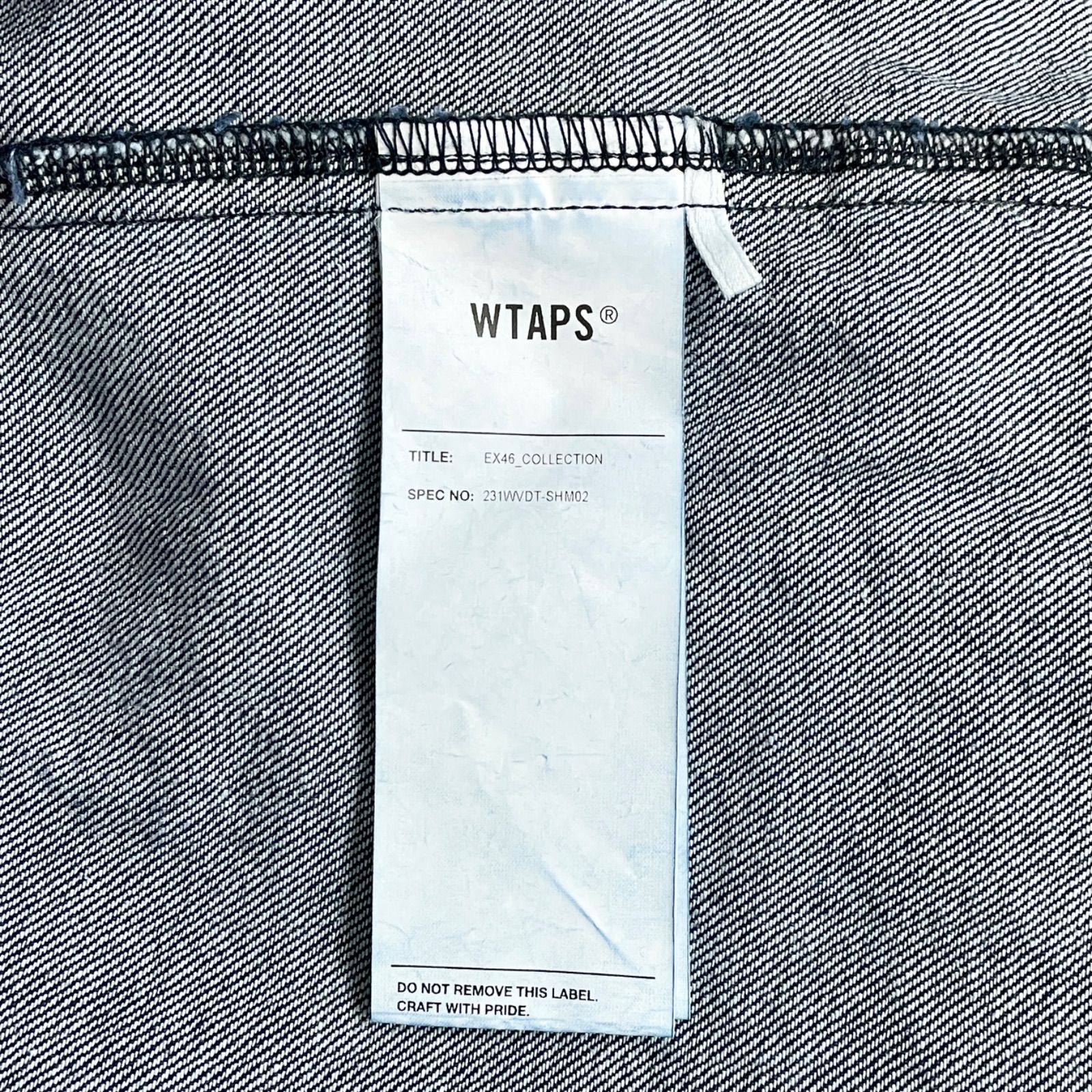 WTAPS ダブルタップス 23SS JMOD LS インディゴ デニムジャケット 04(XL)