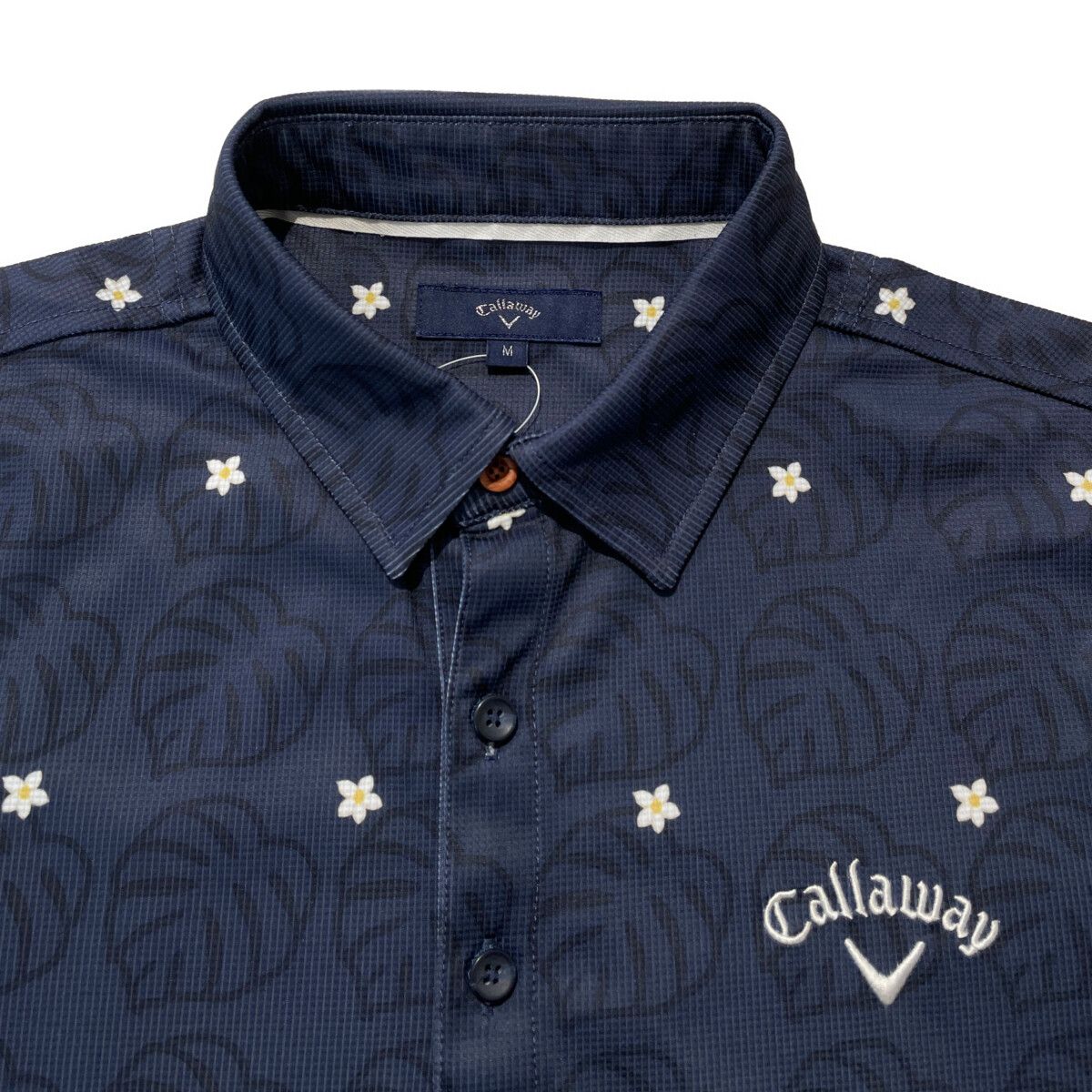 中古 メンズ キャロウェイ Callaway 半袖ポロシャツ M 紺系