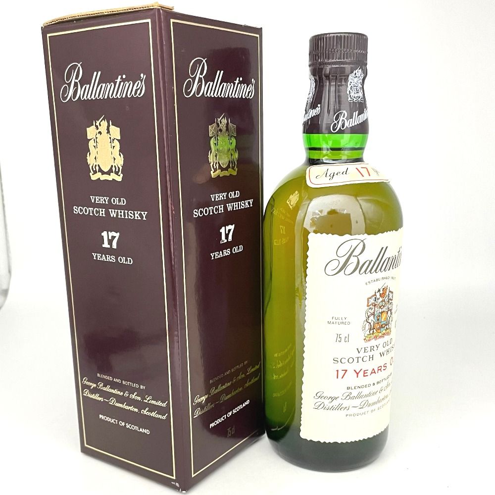 バランタイン 17年 旧ボトル 赤紋章 特級 バランタイン 17年 赤青 旗 紋章 Ballantine's 17years old