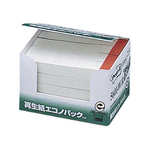 まとめ買い10個セット品 スリーエム ポスト イット Ｒ 製品 単品 エコノパック ＴＭ 製品シリーズ パワーパック 5601-W|R ホワイト 赤帯 20個