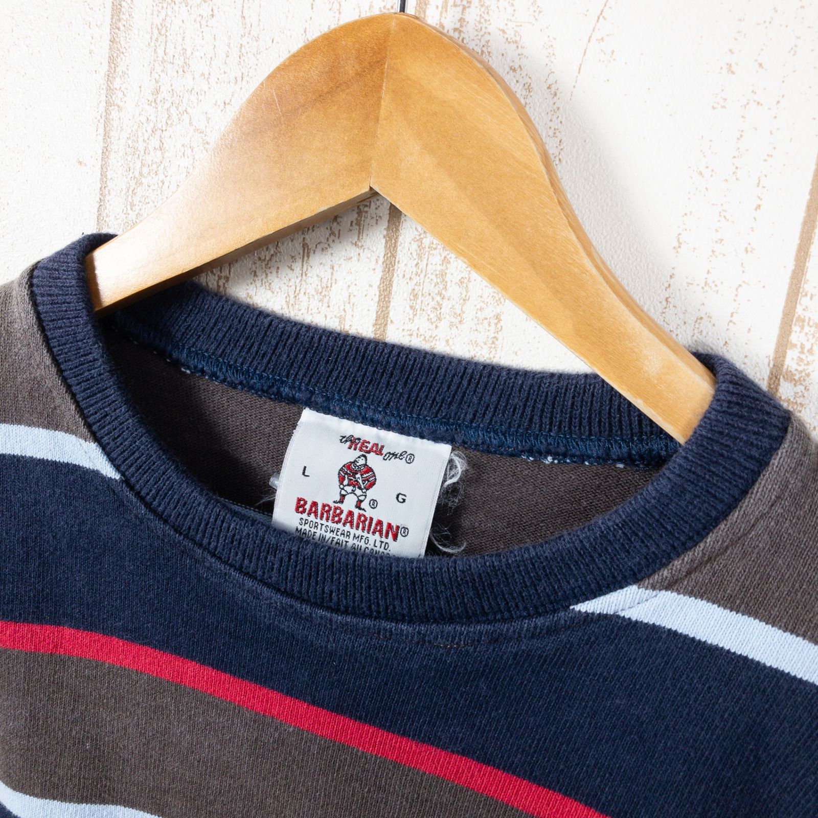 Men's L ネイビー系】 Barbarian ( バーバリアン 小売 ) ラグビー