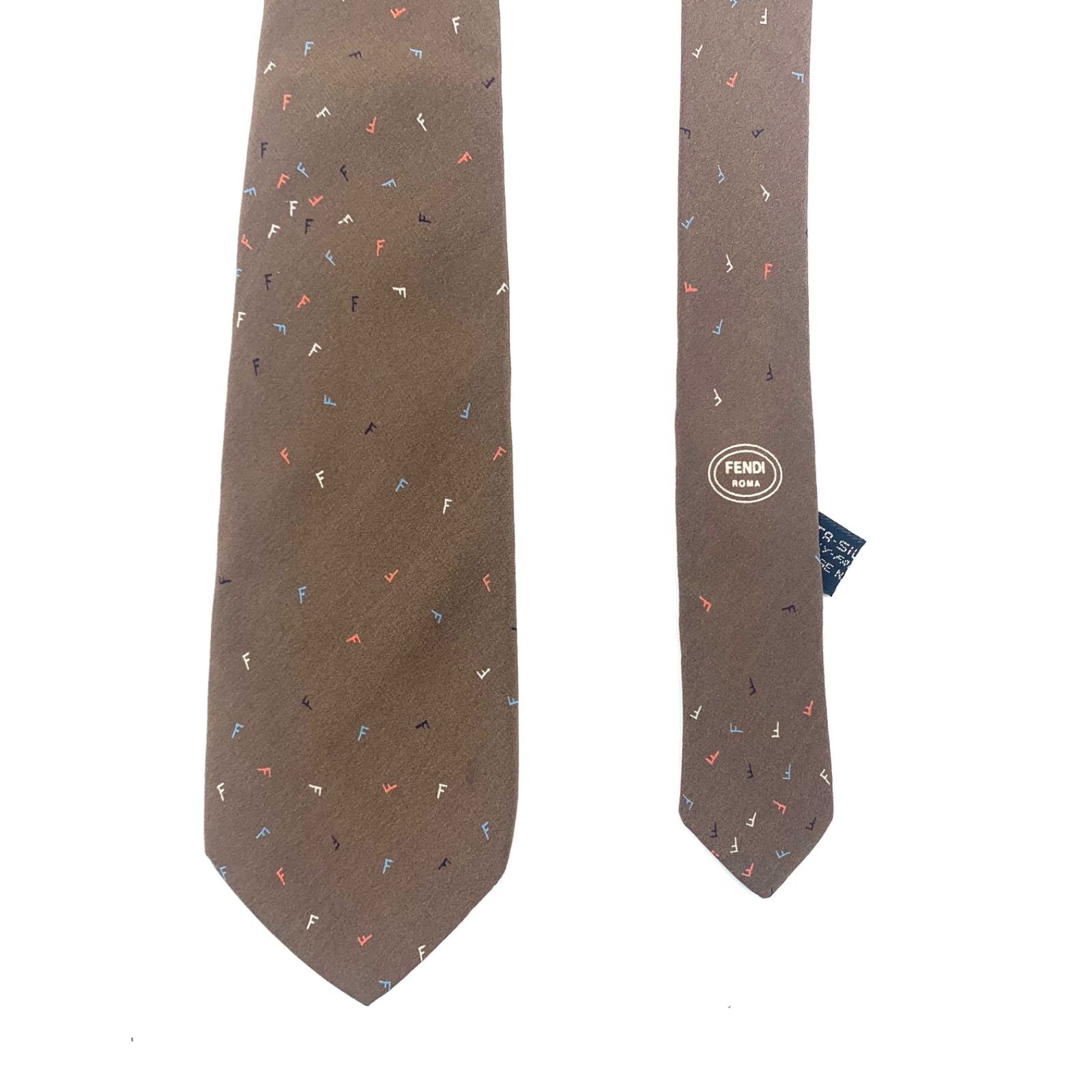 FENDIロゴネクタイ Tie Silk Green | Fendi