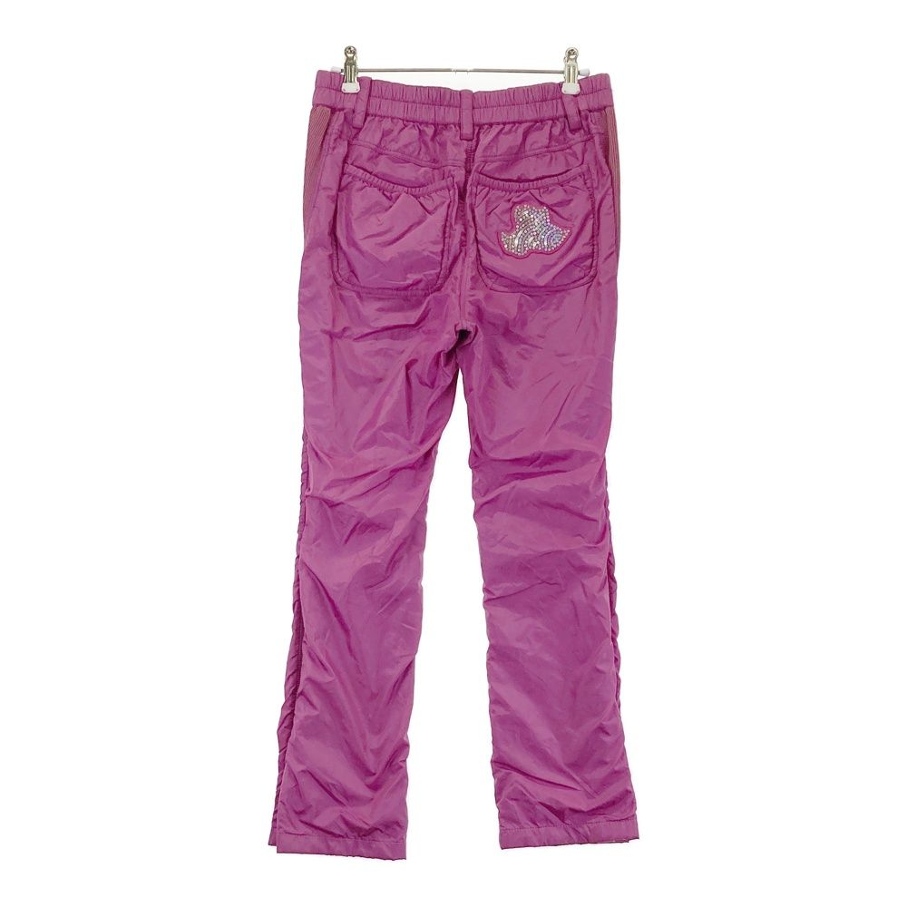 サイズ M BLACK-WHITE ブラックアンドホワイト 中綿パンツ ピンク系 240101520194 ゴルフウェア レディース ストスト