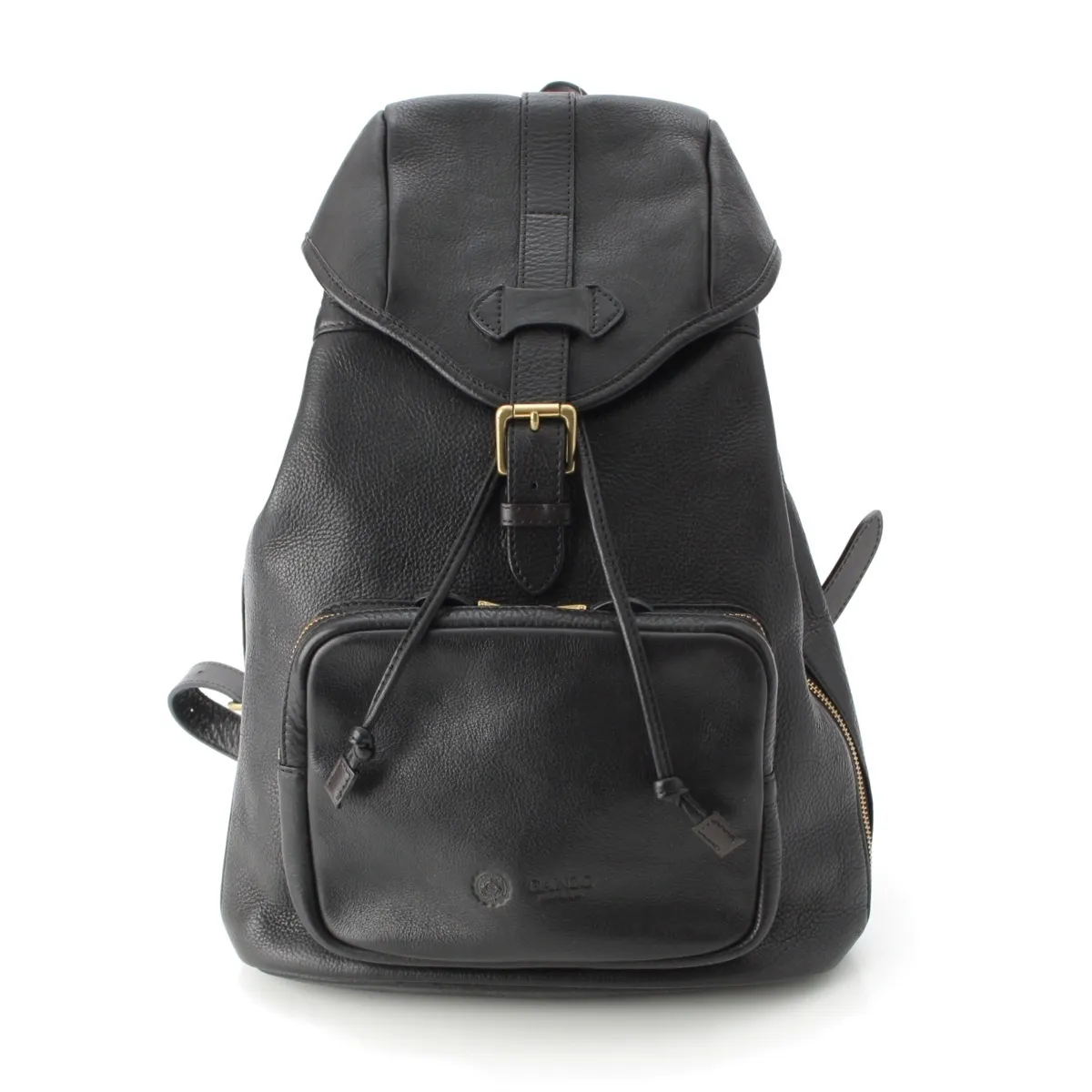 ganzoブラックレザーリュック飛騨牛　新品に近い ganzoブラックレザーリュック飛騨牛 新品に近い ganzoブラックレザー