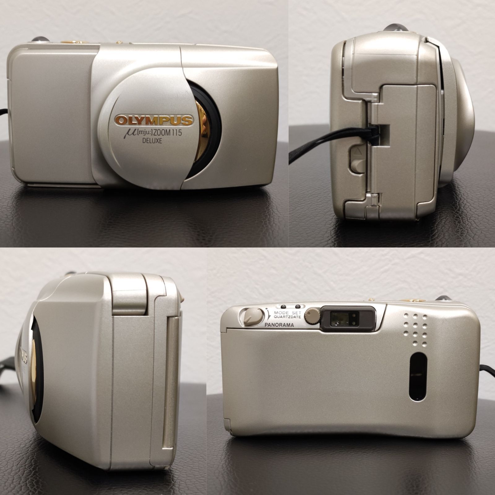 【通電確認済み】 OLYMPUS オリンパスミュー ZOOM115 DELUXE 通電確認済】OLYMPUS μ[mju:] ZOOM115 DELUXE