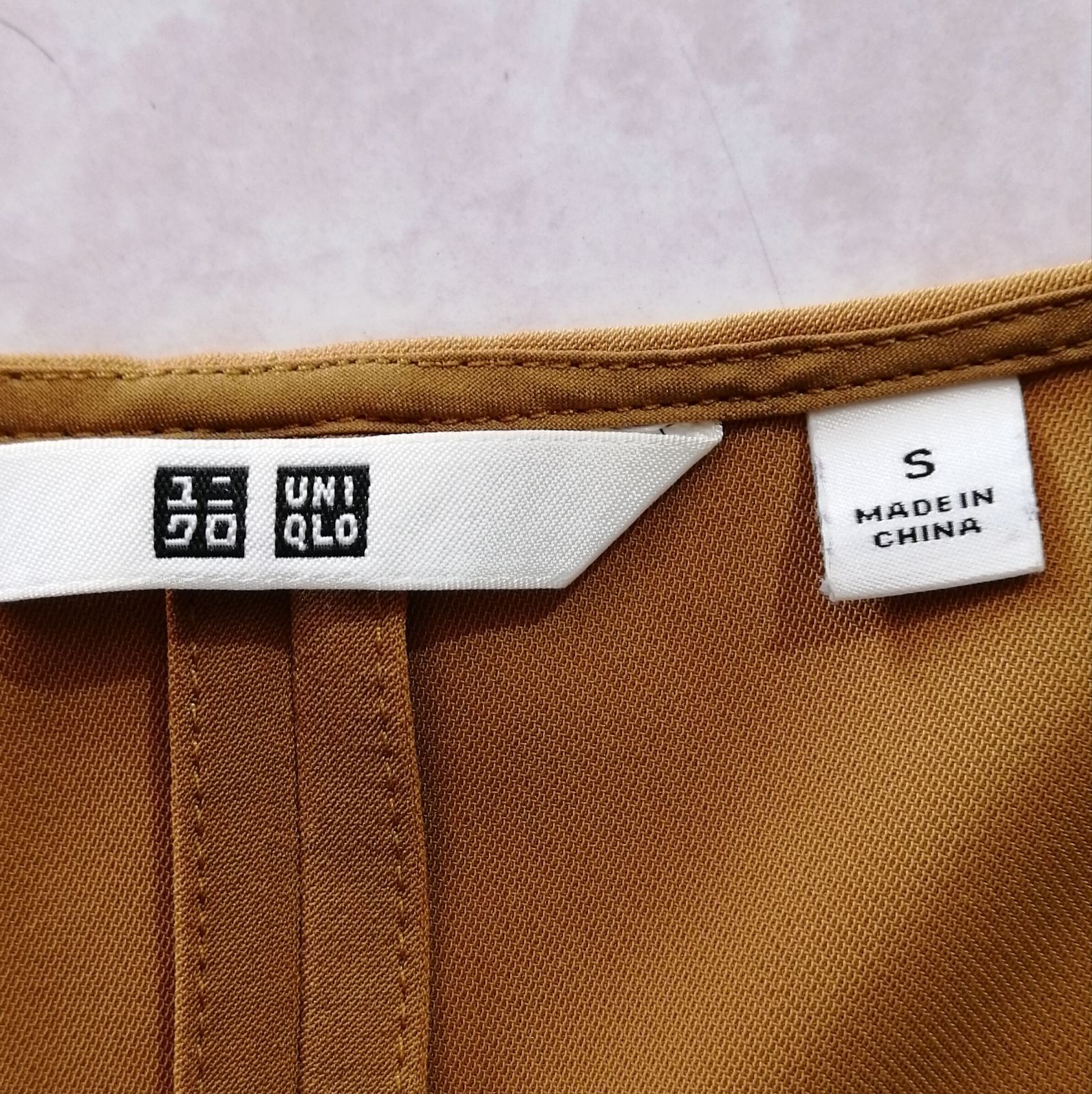 UNIQLO ユニクロ ドレープブラウス（七分袖） レディースS 231