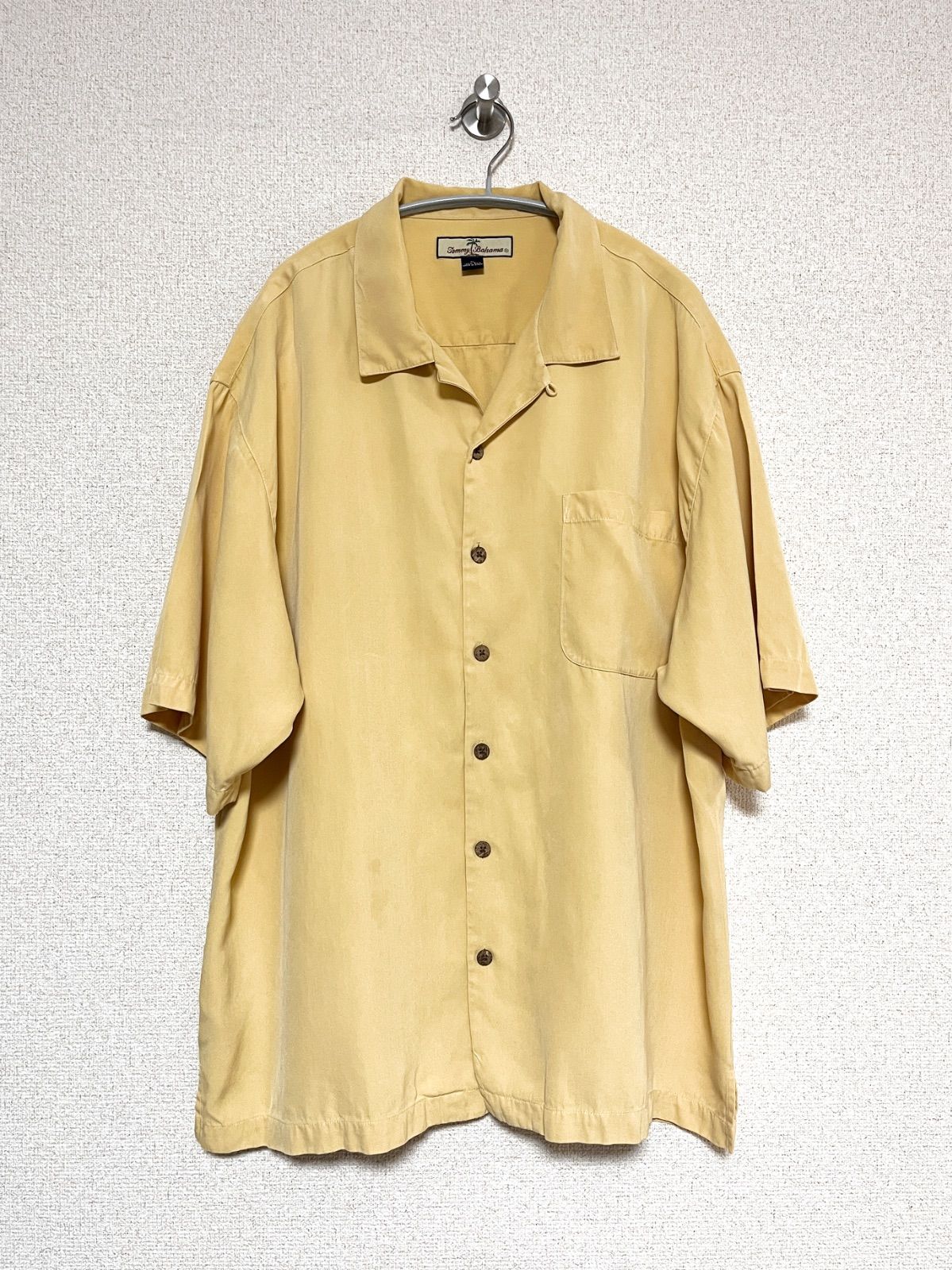 【 Bahama】トミーバハマ 開襟シャツ オープンカラーシャツ US Vintage 90-00s Tommy Bahama シルク100% 開襟 オープン
