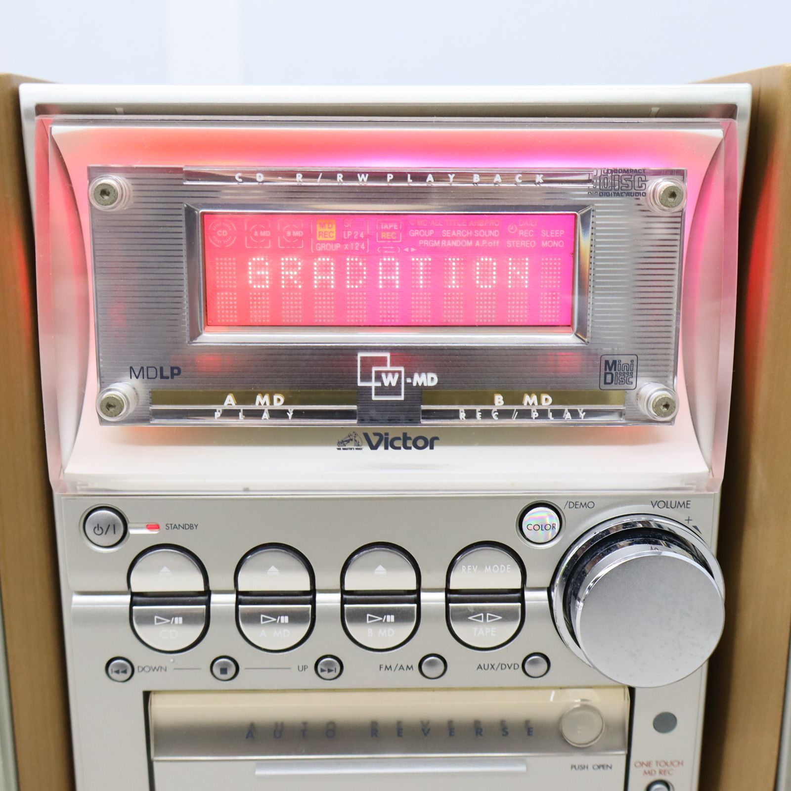 △ CD再生確認済み｜CD MD カセットコンポ｜Victor ビクター CA