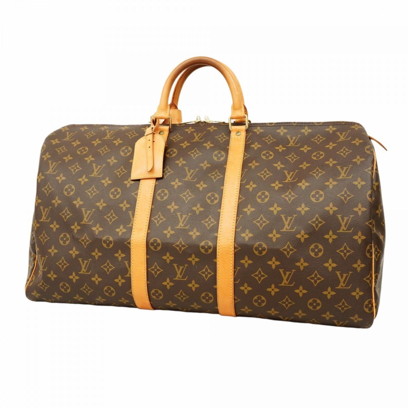 ルイ ヴィトン Louis Vuitton ルイ ヴィトン ボストンバッグ モノグラム キーポル55 M41424 ブラウンメンズ レディース P1505572