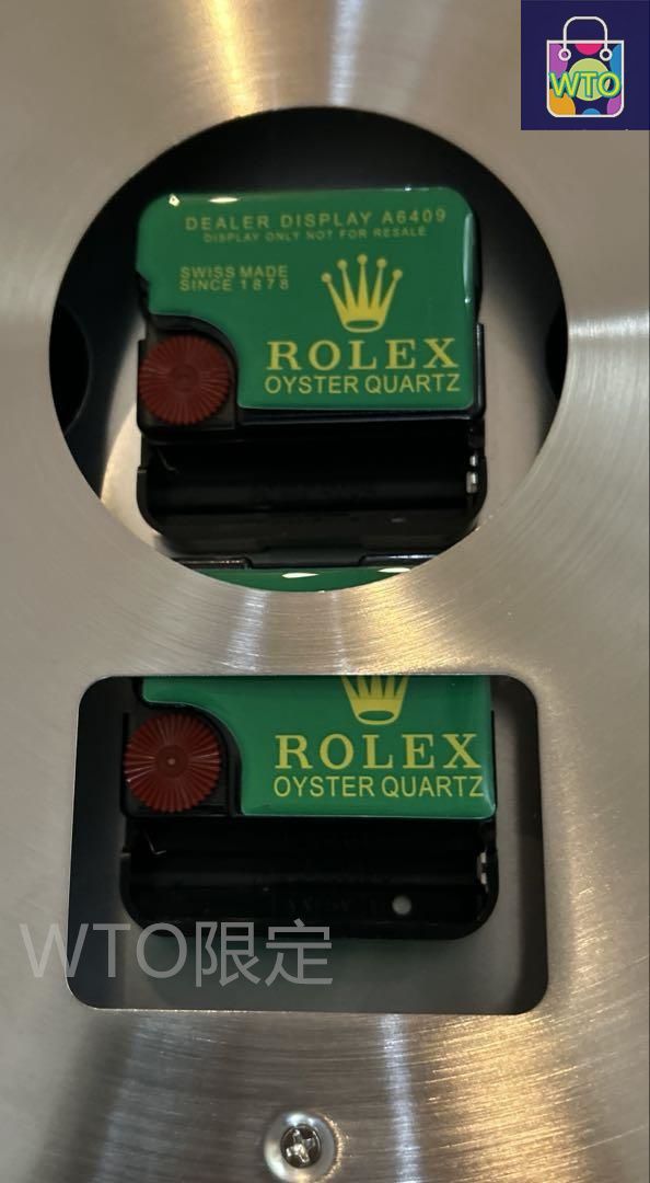 海外販促用ROLEX 掛け時計 ヨットマスター  希少シルバー