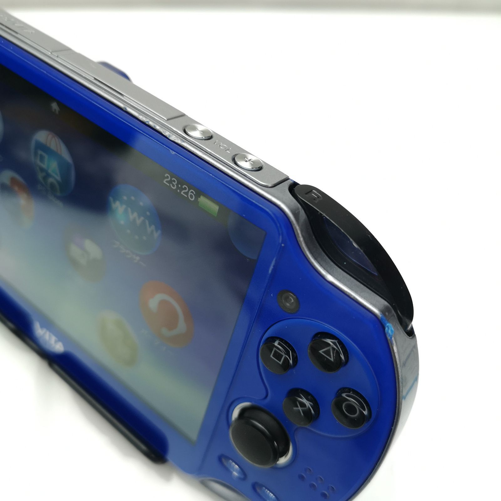 Playstation VITA PCH-1100 ブルー 訳あり - メルカリ