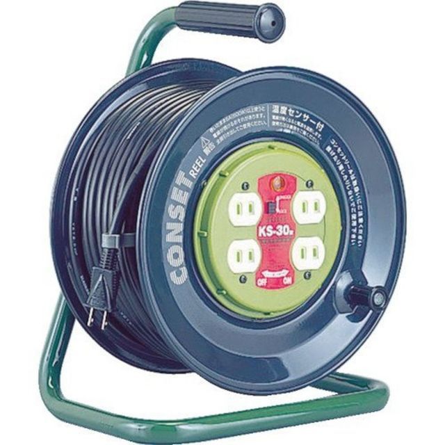 ハタヤ コードリール コンセットリール 15A 30m 屋内用 KS-30