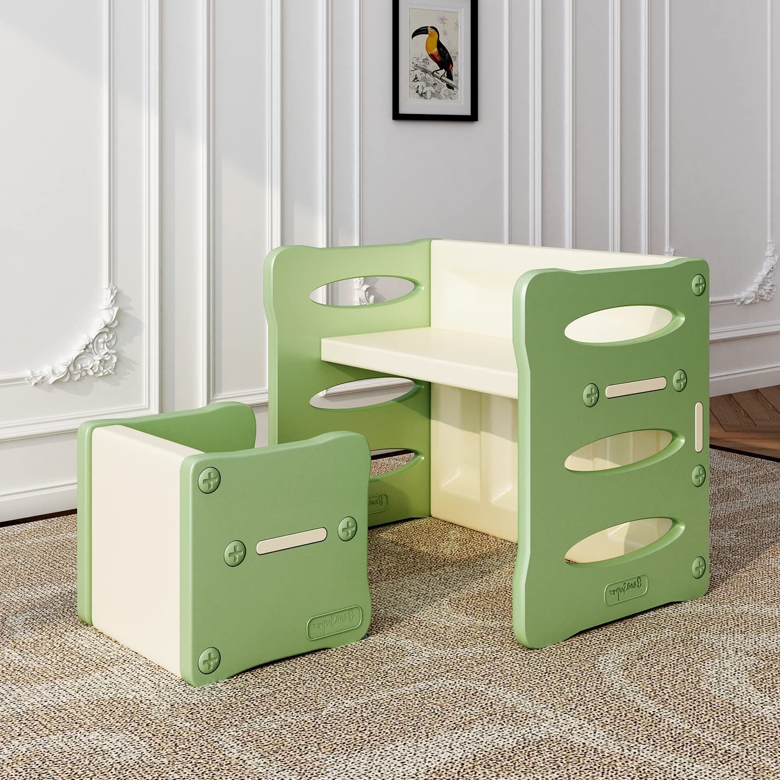 子供用テーブルと椅子3点セット