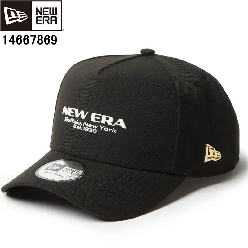 NEW ERA ニューエラ 14667869 9FORTY A-Frame TPU Logo Metal