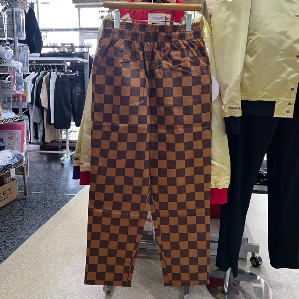 cookman クックマン○シェフパンツ ロングパンツ チェッカー柄