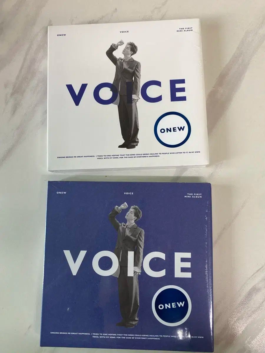 ONEW オニュ  The FIRST MINI ALBUM VOICE 未開封 SHINee ONEW VOICE White ver. 1st Mini Solo Album 2018 CD +