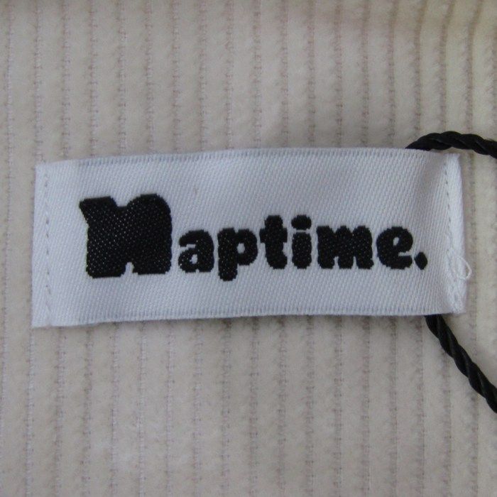 naptime 2022 FW ナップタイム コーデュロイワンピース ホワイト