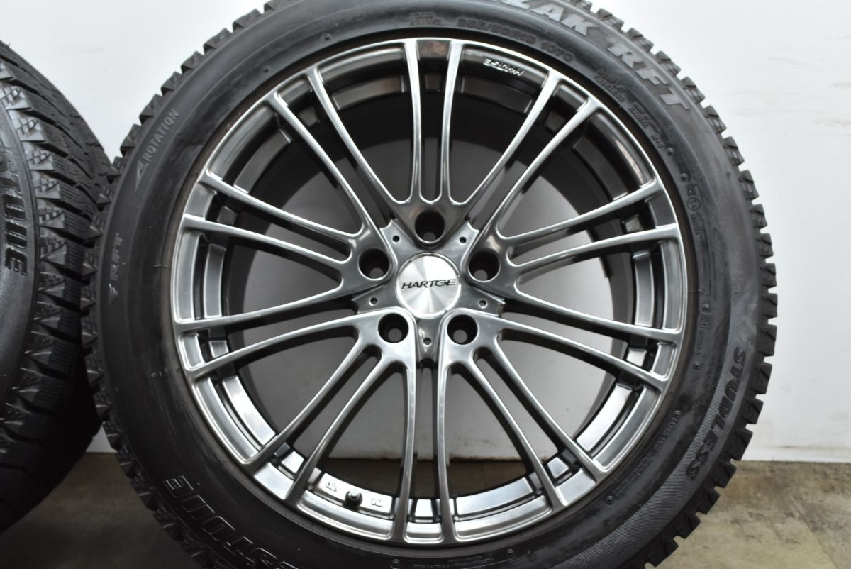 2025福袋 ハルトゲ ウルティマ 19in 9J 48 PCD120 ブリヂストン ブリザック RFT 255|50R19 BMW E70 F15 X5 スモーキーシルバー 今がお得！