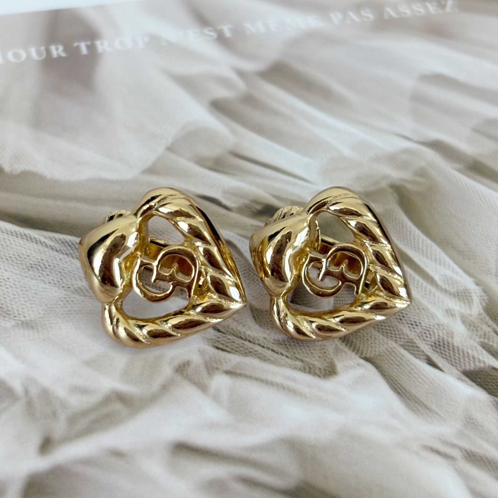 箱付き】【美品】クリスチャンディオールネックレス ピアス イヤリング 
