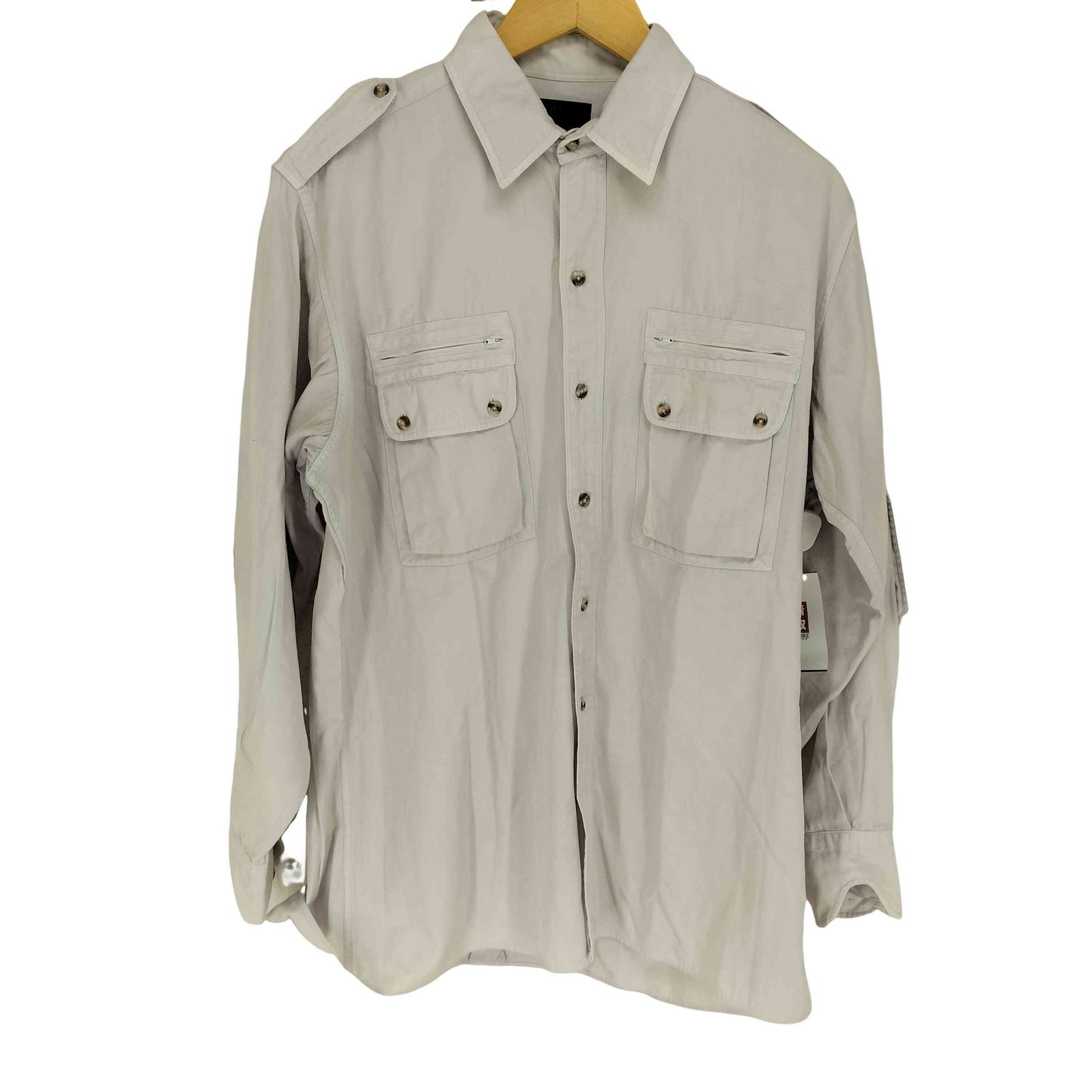 アバクロンビーアンドフィッチ Abercrombie ＆ Fitch 80s エポレット付きフィッシングシャツ メンズ JPN：L 