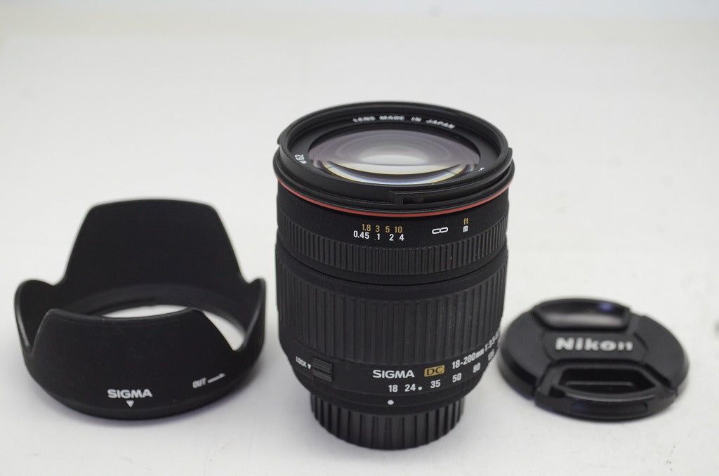 SIGMA シグマ 18-200mmm f3.5-6.3 DC ニコンFマウント 【公式通販】