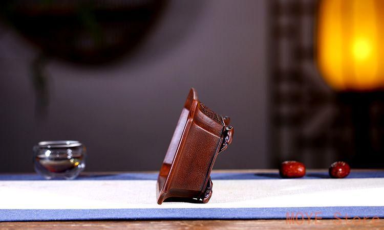 中国宜興 長方竜盆 紫砂の鉢 盆栽鉢 植木鉢 小品盆栽鉢 大