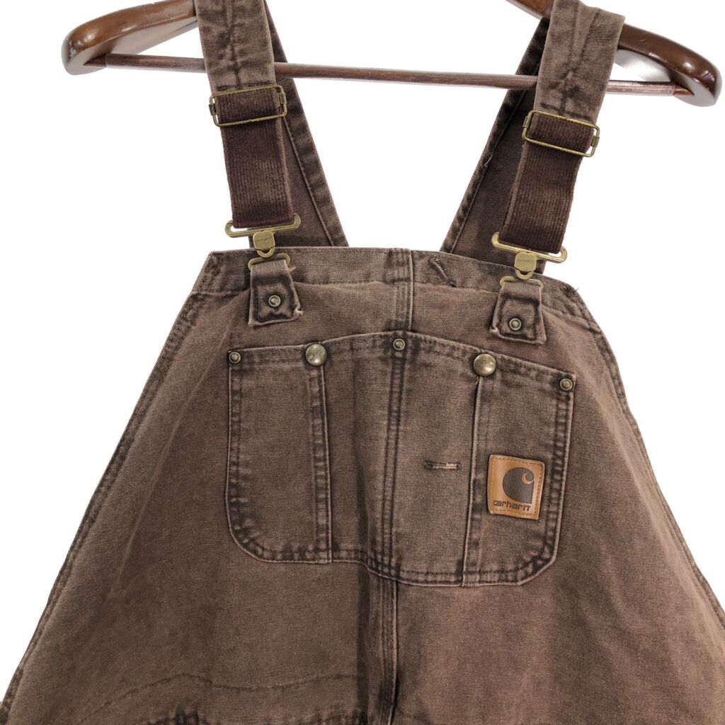 古着　USA製　カーハート　ダブルニー　オーバーオール 00年代 USA製 Carhartt カーハート ダック ダブルニー ビブ