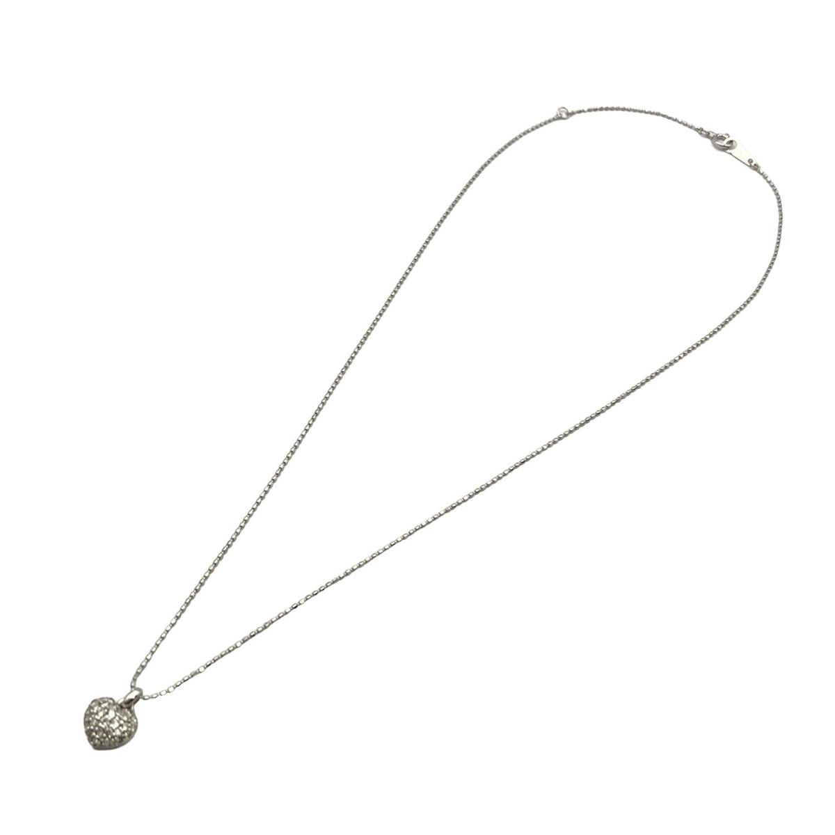 jour en jour ネックレス　K18WG ダイヤモンドネックレス jour en jour ネックレス K18WG ダイヤモンドネックレス - メルカリ