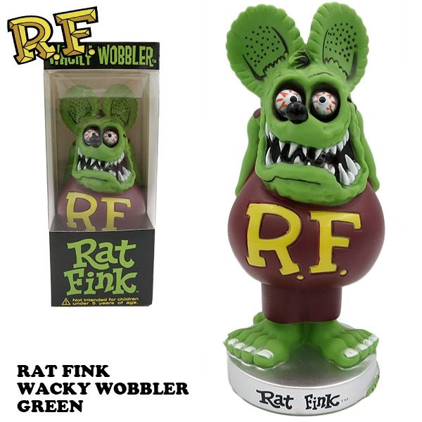 ラットフィンク ボビングヘッド GREEN 【RAT FINK】【FUNKO】アメリカン雑貨 レア