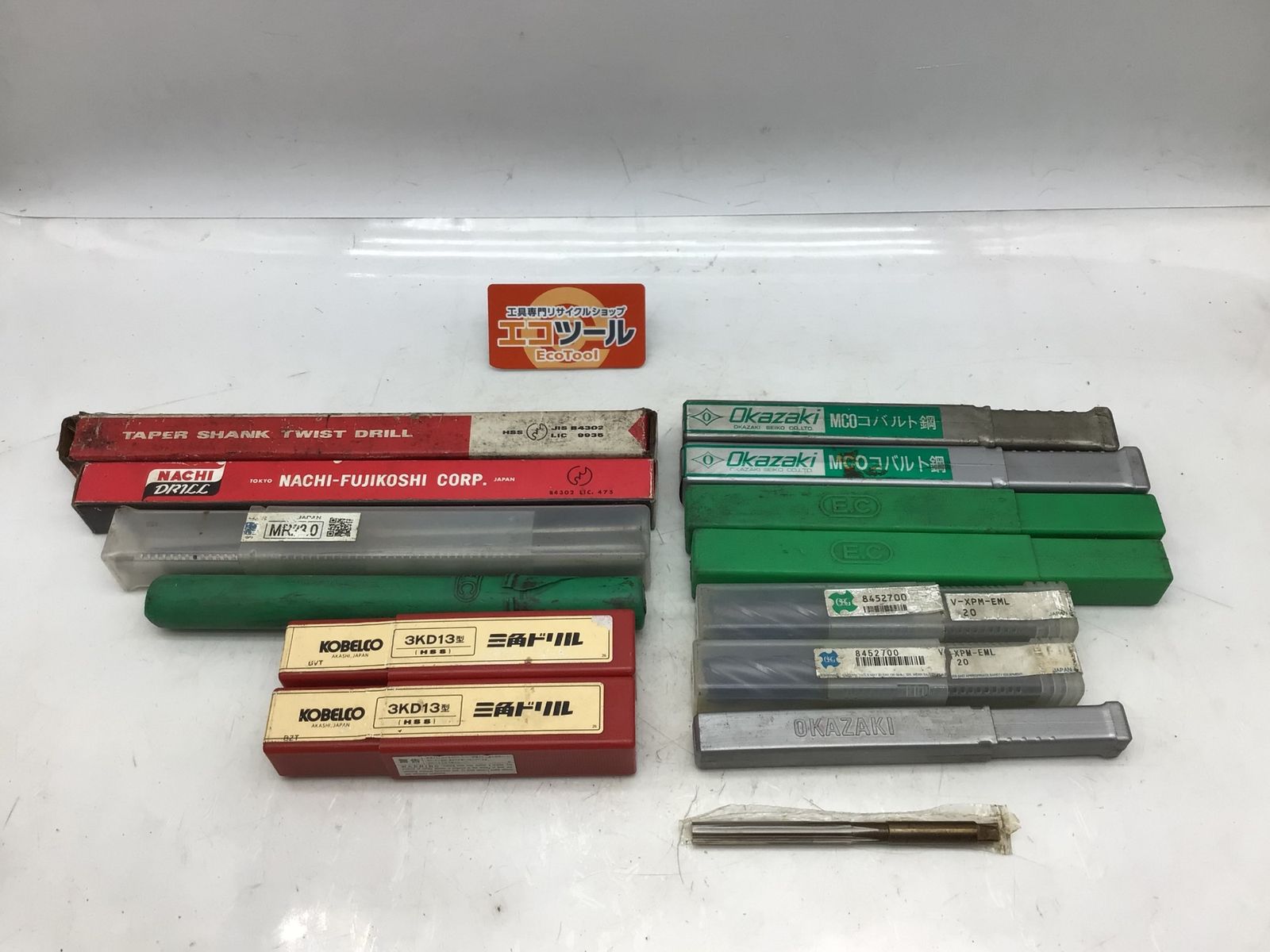 品 ◯KOBELCO|OSG|ナチなど ドリル エンドミル13点セット ITGDS7D65UA4 エコツール知立店 M02