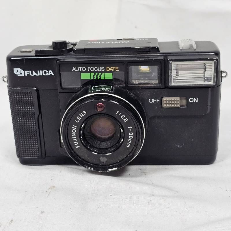 FUJICA AUTO 7 DATE FUJINON 38 mm F 2 8 フィルムカメラ