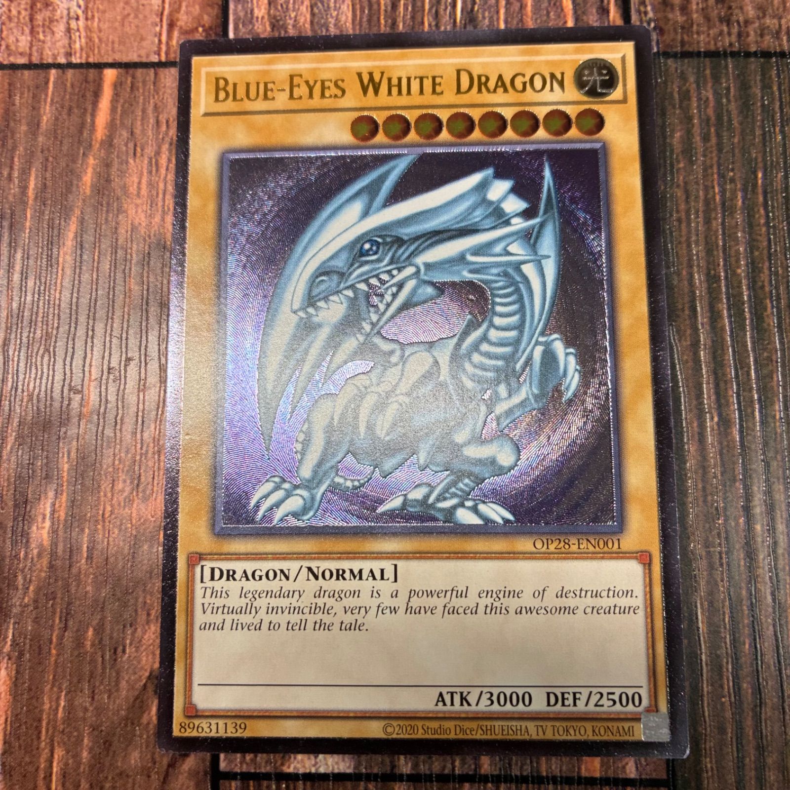 遊戯王 英語版 北米版 青眼の白龍 OTS28