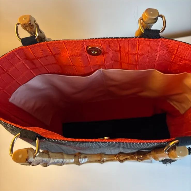 帯リメイクバッグ 大島紬 - メルカリ