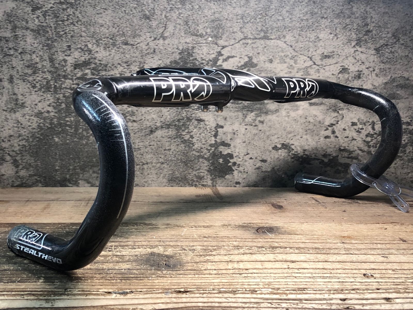 JD518 シマノ プロ SHIMANO PRO STEALTH EVO カーボン ステム一体型ハンドル ブラケットC-C420mm120mm