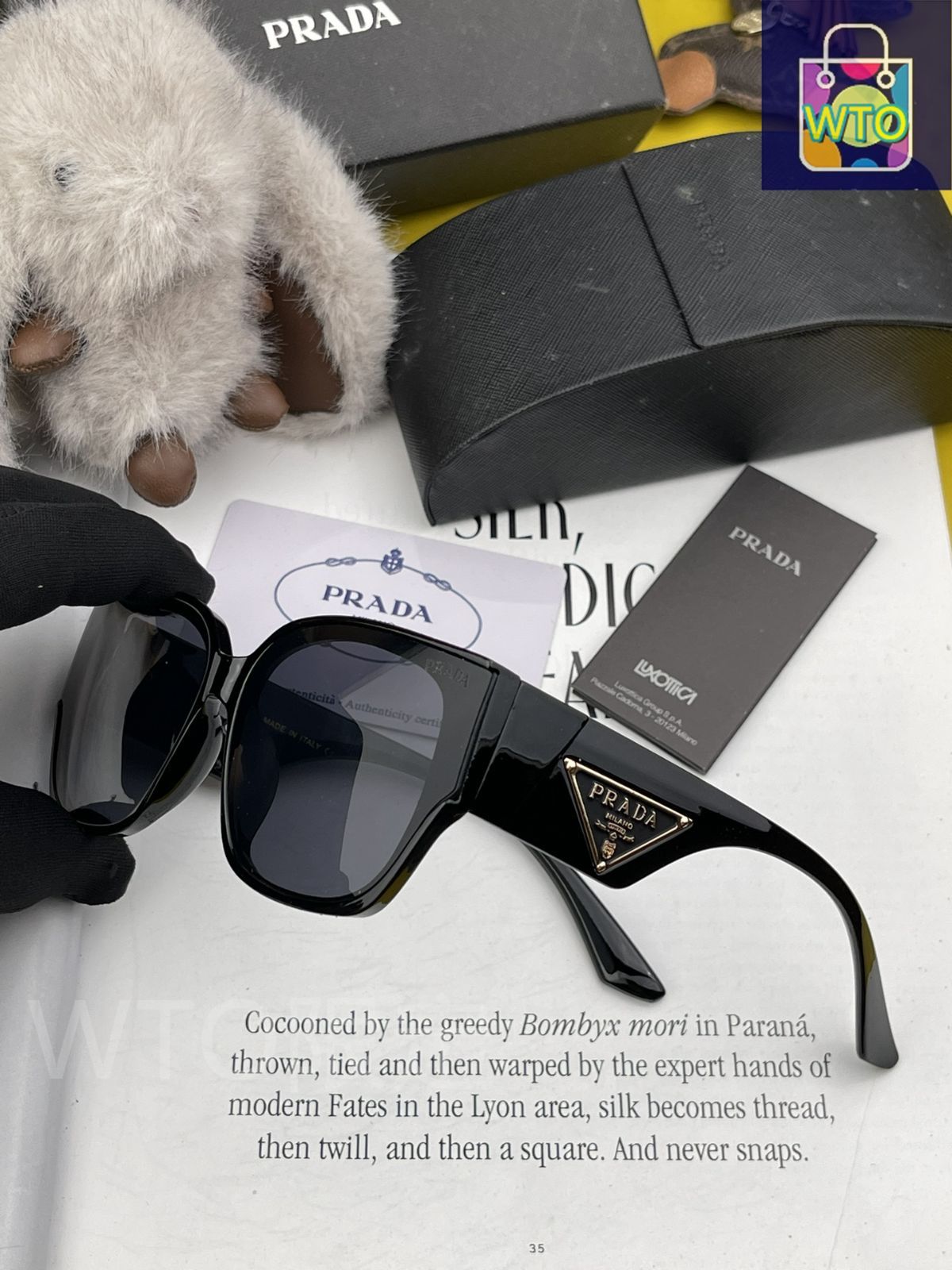 数量限定!EXPRESS便可◎NO.1 ロングセラー PRADA/プラダ 1BB098 Prada 今日限定特価！】プラダ クラシックな四角形デザインの
