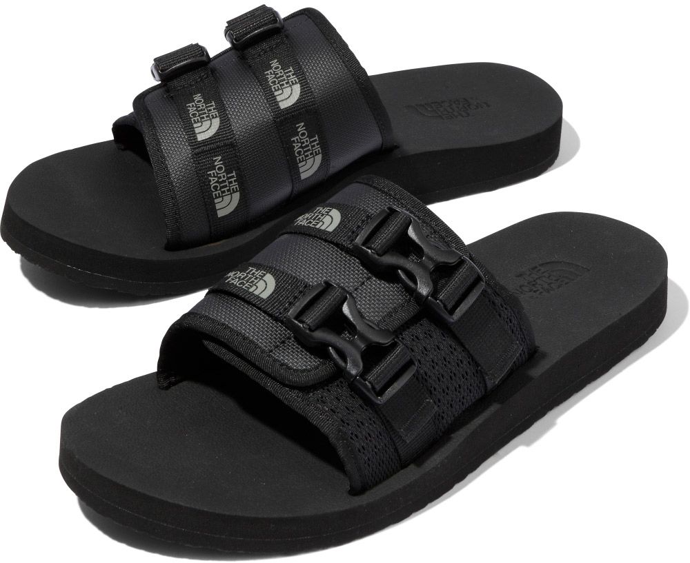 ザ・ノース・フェイス THE NORTH FACE アウトドア ベース キャンプ ストラップ スライド II Base Camp Strap Slide II サンダル ロゴ入り メンズ レディース バックルウェビングテープ  NF52253 KK TNFブラ