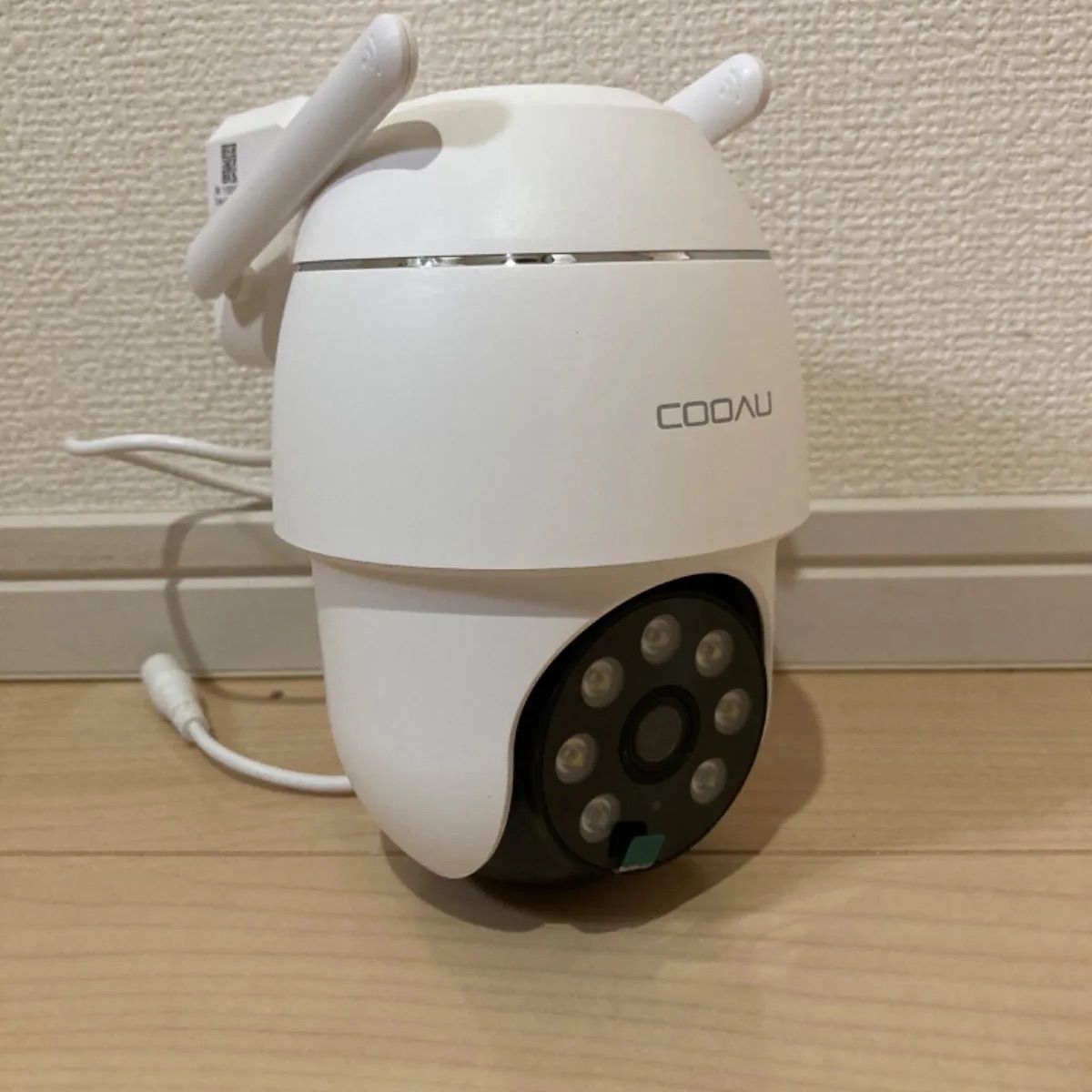 ファッション通販 COOAU 防犯カメラ 屋外 ワイヤレス wifi 5MP 1944P遠