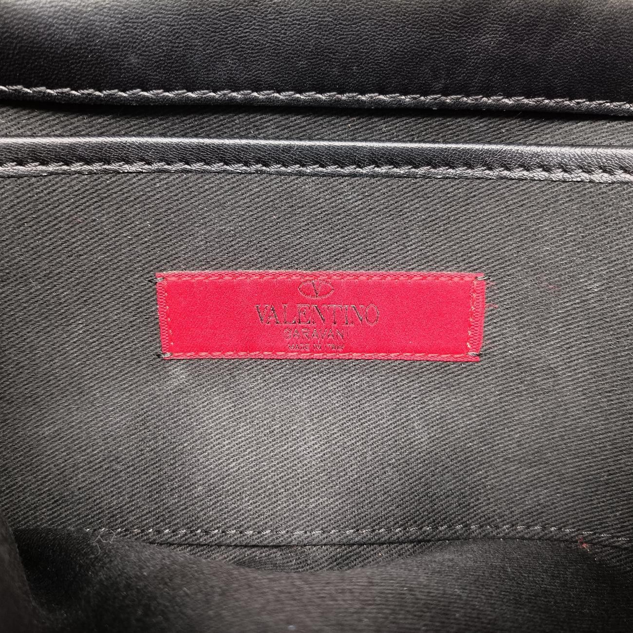VALENTINO ブラックスタッツダッフルかコート ヴァレンティノValentinoロックスタッズ ヴァ ヴァ ヴーム