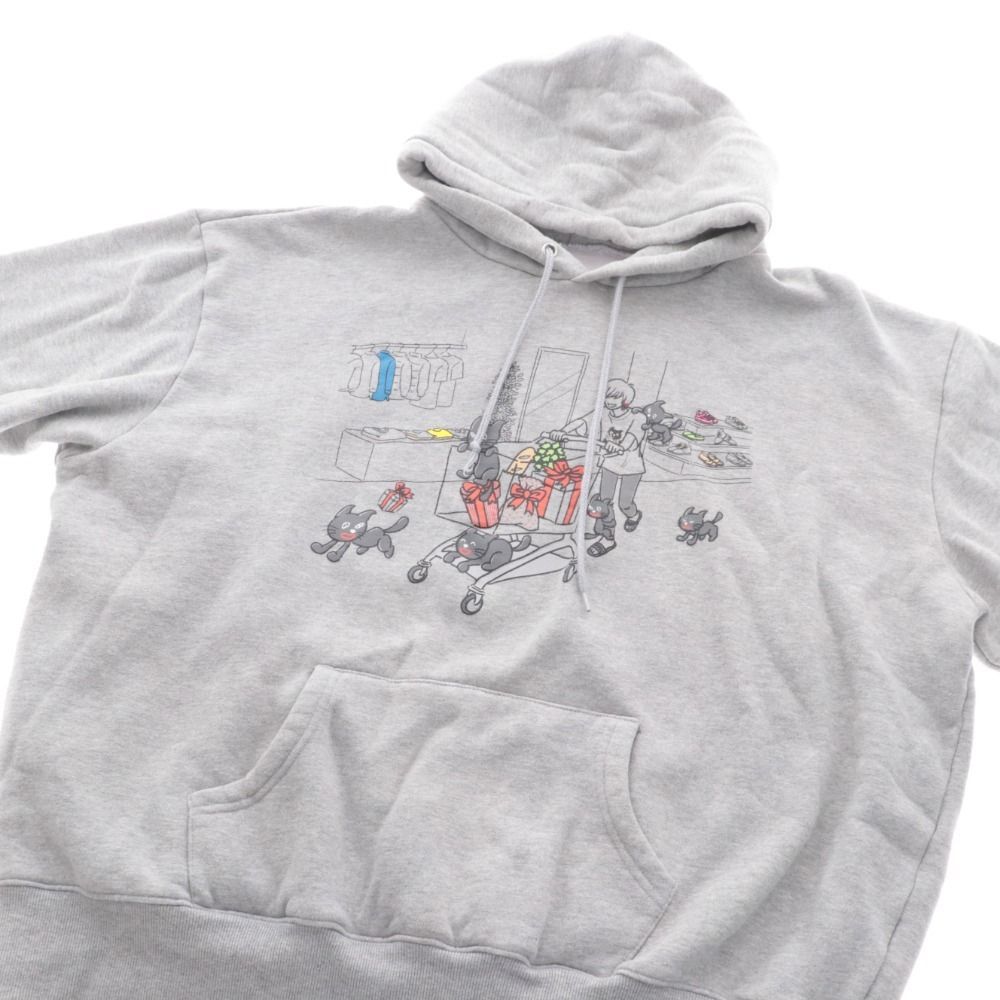 キヨ猫パーカー　ジップアップ　ブラック メンズ レベル４ キヨ レトルト キヨ パーカー 中古アウターウェア(男性アイドル) キヨ キヨ猫