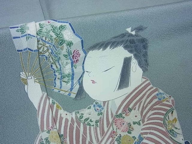平和屋本店●最高級　二代目・由水十久　本加賀友禅　訪問着　童子　逸品　kh232 楽天市場】平和屋本店○最高級 二代目・由水十久 本加賀友禅 訪問着