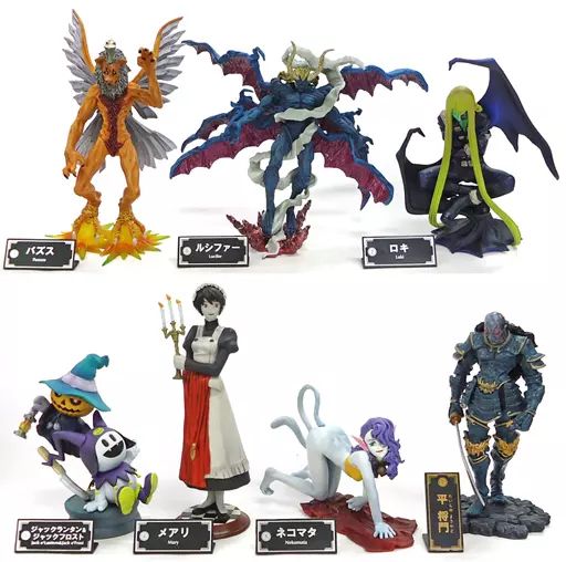 トレーディングフィギュア 全7種セット ワンコインフィギュアシリーズ 女神転生 悪魔召喚録-第一集-