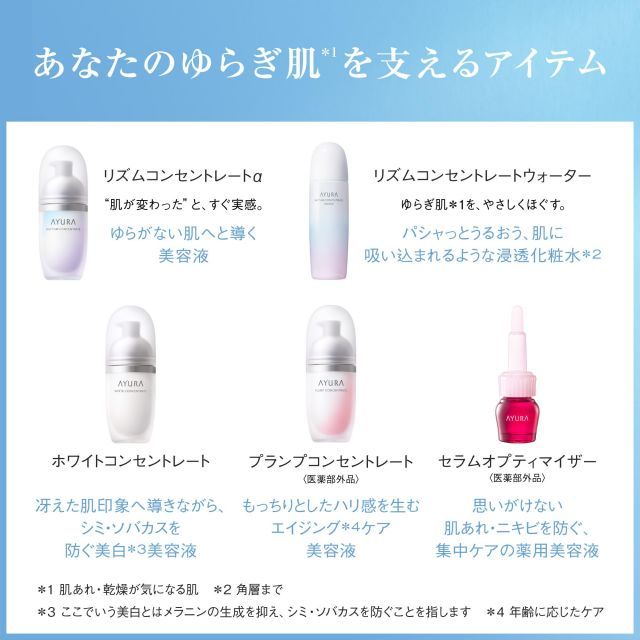 アユーラ (AYURA)ホワイトコンセントレート (医薬部外品) ＜ 美容液