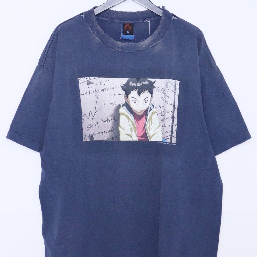 未使用 SAINT MICHAEL PLUTO SS TEE PLUTO NAVY XLサイズ ネイビー SM